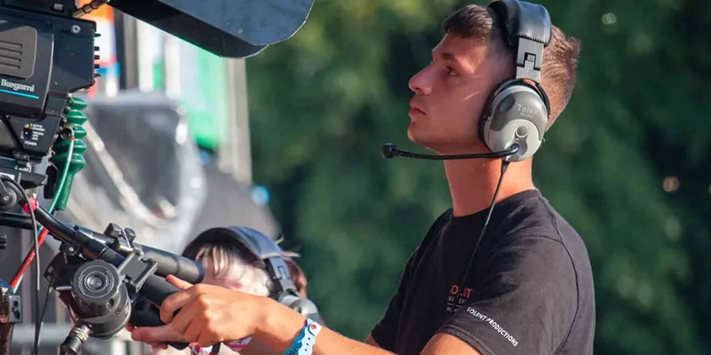 Luke Filming at Bestival-2